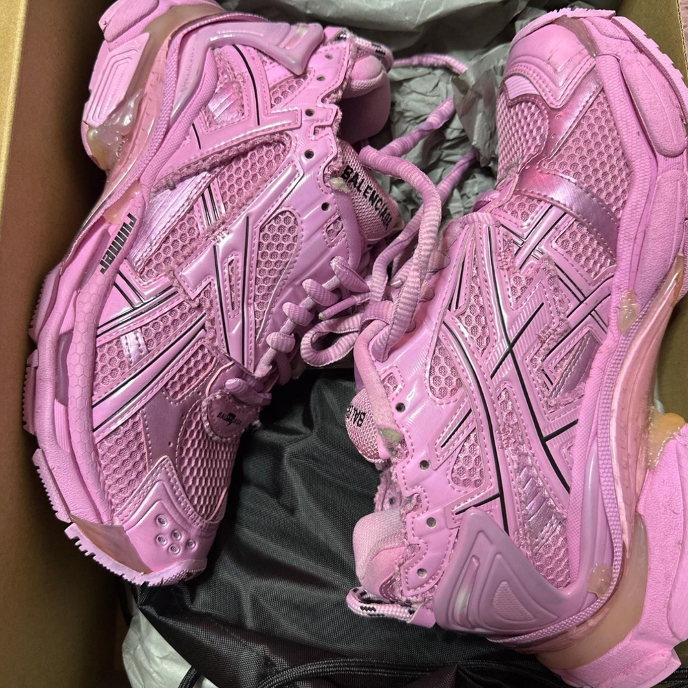 Balenciaga Women's Vibrant Pink Sneakers
